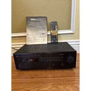 Yamaha AV-90PY Digital Sound Field Receiver Amplifier Manual Remote Bundle